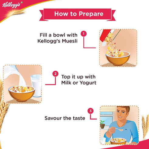 750 Kellogg's Muesli Nuts Delight GMS