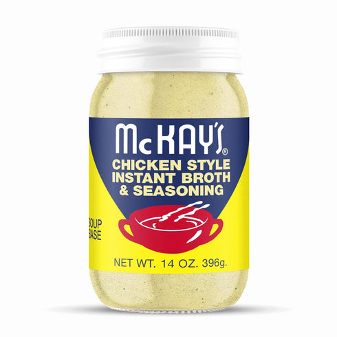McKay's Chicken Flavored Soup Seasoning, Gluten Free, Vegetarian Instant Broth, Bullion Powdered