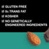 5g 12 Count KIND Nut Bars, Dark Chocolate Mint, Healthy Snacks, Gluten Free, Low Sugar, Protein
