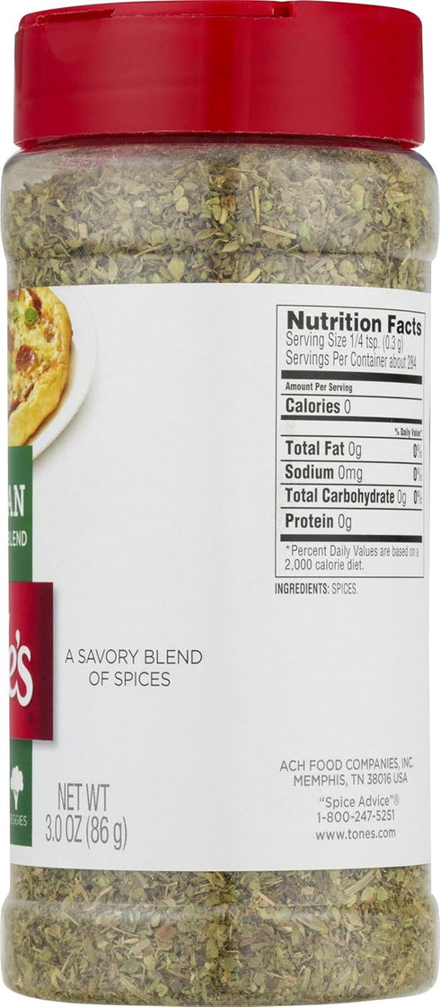 Tone's 3.00 (Pack 6) Italian Seasoning Blend, Ounce