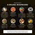 10oz Paleovalley Organic Ground Coffee, - Regular, Low Acid, Single-Origin, Polyphenol-Rich, Infused with Mushrooms