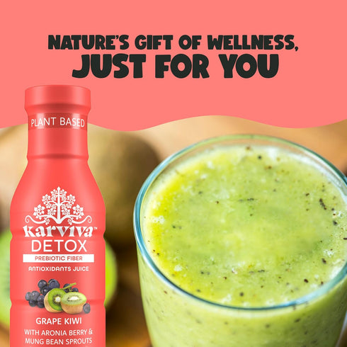 100% 6 (12 oz Organic Detox Juice Real Sprout & Berry Juice Ancient Remedy, Users Proven for Digestive & Liver Health