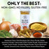Hella Phat Vegan No Beef Bouillon Powder - Lower Sodium, Rich Flavor, Gluten-Free - Ideal for Soups, Stews, Gravies