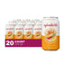 Spindrift 20- Pack of Mango-Orange Sparkling Water & Real Squeezed Fruit 12