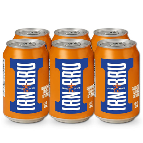 IRN-BRU Original Scottish Sparkling Soda, Citrus Flavored Carbonated Drink - Sparkling Flavored