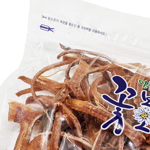 Korea Seasoned Dried Squid Snack, Squid Over Flower 230g (8.5oz)