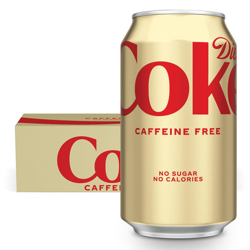 Diet Coke Caffeine Free Soda, 12 fl oz, 12 Pack (Package May