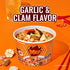 3.88 oz (Pack 6 Samyang MEP Garlic Clam Ramen Spicy Instant Bowl Noodle Soup, Refreshing Seafood Broth Ramyeon, Quick