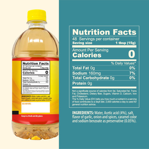 24 Oz, 12-Pack De Mi Pais Seasoned Vinegar Que Rico! Perfect Pantry Staple for Enhancing Flavors in Salads, Marinades
