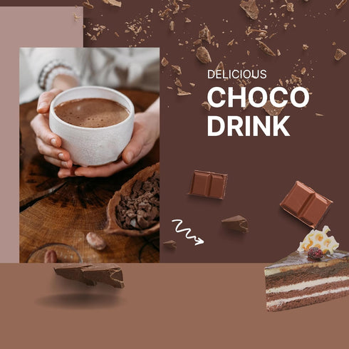 Shifaa Brown:10-12% 16oz Cocoa Powder Unsweetened, Alkalized - Reddish | Rich in Antioxidants, High Fibre & Protein |