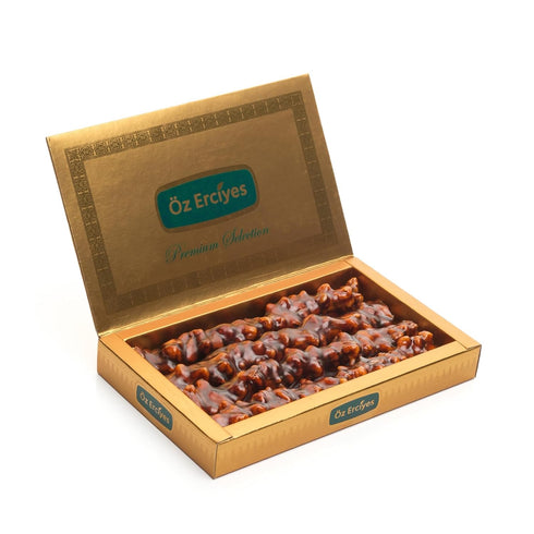 OZ ERCIYES Walnut Churchkhela Traditional Turkish Cevizli Sucuk Candy, Honey Sweetened Walnut Snack, Authentic