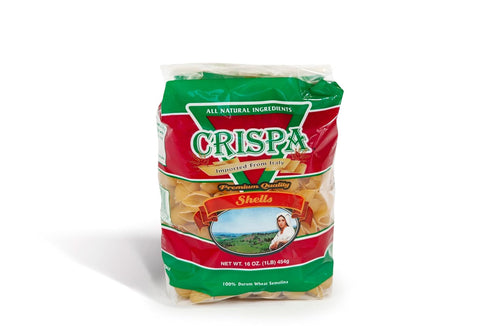 CRISPA Pasta Shells | Authentic Conchiglie Pasta | Premium Durum Wheat, Imported