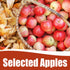 LXJZGYJQ 10.58 oz (300g), Simmer Dried Apples, Apple Chips, Dried Apple Slices for Pot, DIY Baking and Candle Crafts