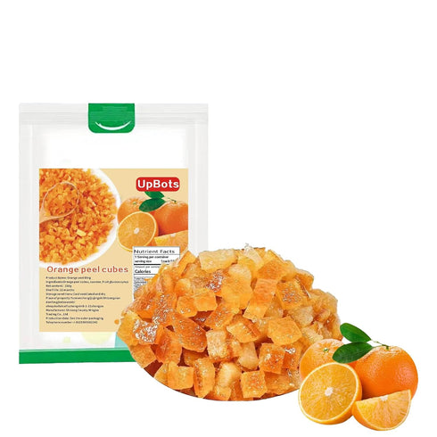 UpBots 8.8oz.orange Candied Orange Peel Ding peel candied Used for baking and beverages