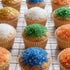 HeDeon&Rles White Gold Blue Green Orange Sanding Sugar Crystals Sparkling Sugar Crystals for Baking Icing Cookie