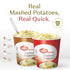 1.94oz (12 Pack), 5 Haddar Gluten Free Original Instant Mashed Potatoes Just Add Hot Water, Ready in Minutes, Kosher