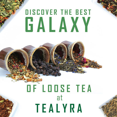 Tealyra Hibiscus and Rosehips Loose Leaf Tea - Health Tonic, Caffeine-Free, Vitamins Rich - 224g (8-ounce)