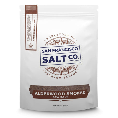 Alderwood Smoked Sea Salt, 5 oz Pouch, San Francisco Salt Company