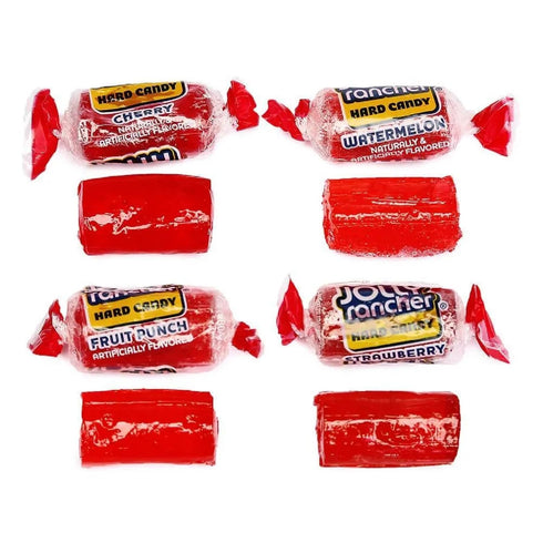11.2 oz Jolly Rancher Awesome Reds Hard Candy Variety, Resealable Bag - Cherry, Strawberry, Watermelon, Fruit Punch