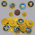 11 1.5oz (18 Pack) Fruidles St. Patrick's Chocolate Coins Pirates Theme - Made With Belgian Milk Chocolate - Coins Per