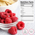 Nahasahr 2.1oz (60g) Freeze Dried Whole Raspberries - No Sugar Added, Pure Crunchy Whole Berries in Resealable Jar