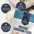 5 Lb Great River Milling Organic Sorghum Flour | Gluten Free Whole Grain Flour | USDA Organic, Non-GMO, Kosher, Vegan