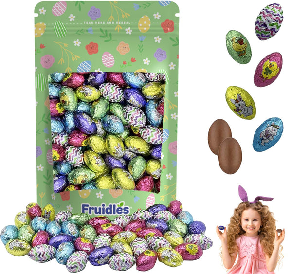 Easter Double Crisp Chocolate Eggs Half-Pound, Happy Easter Day, Party Bag Fillers,
