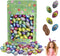 Easter Double Crisp Chocolate Eggs Half-Pound, Happy Easter Day, Party Bag Fillers,