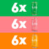 3 Pack 12 Oz (Pack 18) bubly Sparkling Water, Tropical Thrill Flavor Variety (Lime, Grapefruit, Mango), Zero Sugar