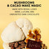 5 oz. (8 Raaka Cocoa Magic Mushroom Hot Chocolate Blend with Lions Mane, Reishi and Lucuma - Gourmet Adaptogenic