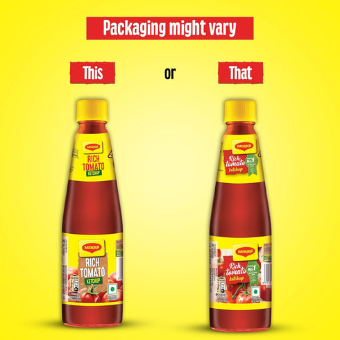 Maggi Rich Tomato Ketchup - Deliciously Tangy Condiment for Every Meal