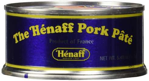 Hnaff Henaff French Pork Pate Pure Porc 96% - 153 gram can