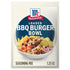 McCormick Seasoning Mix, Loaded BBQ Burger Bowl, Hearty, Ground Meat, Smash Burger