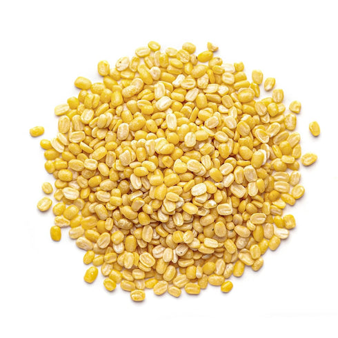 4 Food to Live Organic Yellow Mung Dal, Pounds Non-GMO, Peeled Split Mung Beans (Moong Dal). Ayurvedic Food. Easy