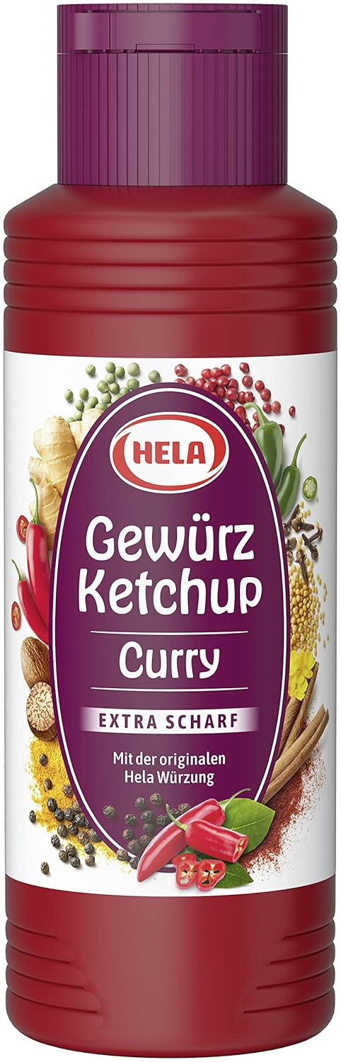 HELA Curry Gewurz Ketchup, Extra Hot, 10.14 Ounce
