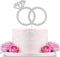 Diamond Ring Cake Topper - Engagement, Wedding, Bridal Shower, Valentine Party Decoration