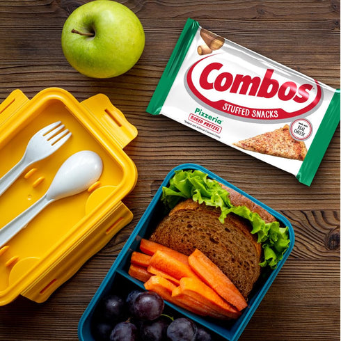 1.8 Pack 18, COMBOS Pizzeria Snacks - Pizza and Pretzels Snack Bags Ounce, of Baked Pretzel Snack COMBOS Bulk Box