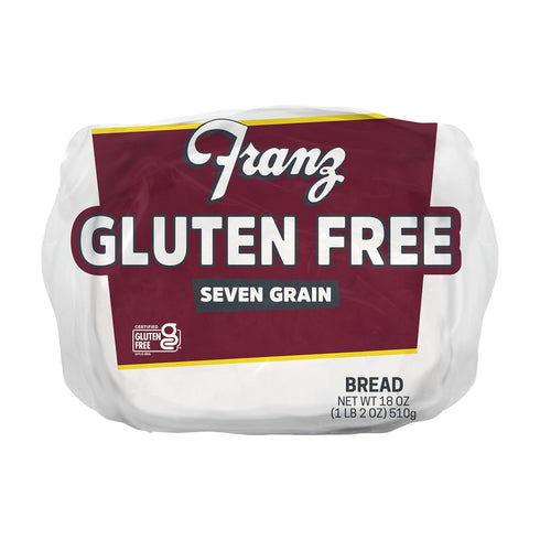 Keto Culture Baking 2 Pack (2 18 oz) Franz Gluten Free Seven Grain Bread, Soft, Fresh Baked, x