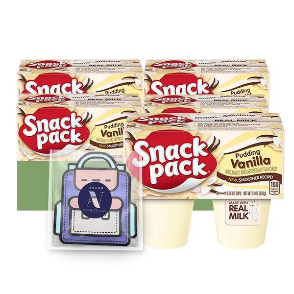Snack Pack - Lavinia Essentials Bundle: 32- Count of Vanilla Flavored Pudding, Gluten-free, Kosher