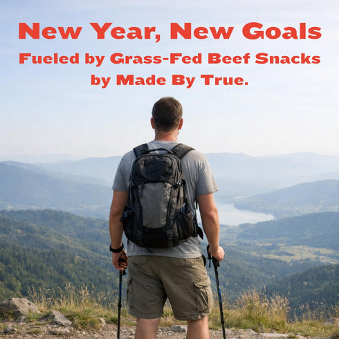 (2 Pack 5) 30 Made by True Beef Sliced Bites Ultimate Variety Ounce, of - All Natural, Zero-Sugar True Jerky Biltong