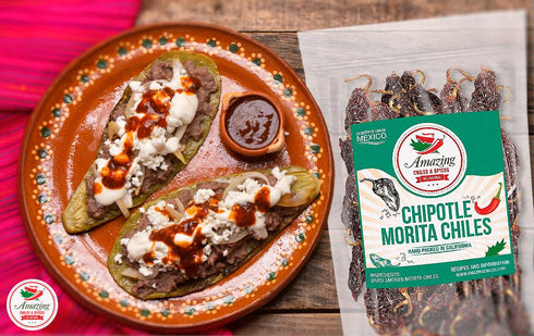 8 oz Dried Chipotle Morita Chile Peppers Robust Smokey Flavor, Use For Mexican Recipes, Mole, Sauces, Tamales, Salsa