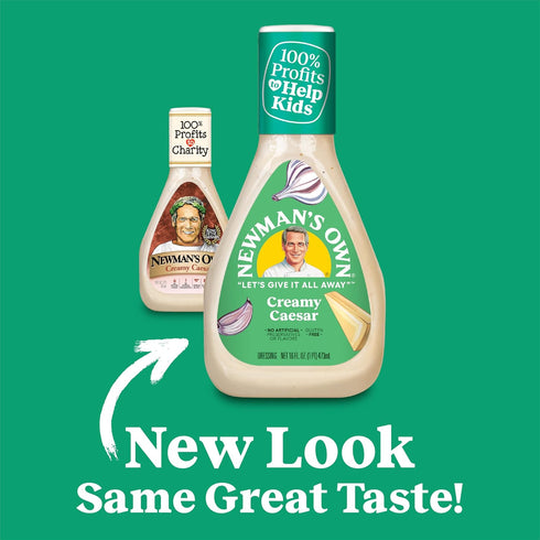 16 oz Newman's Own Creamy Caesar Dressing Salad Dressing