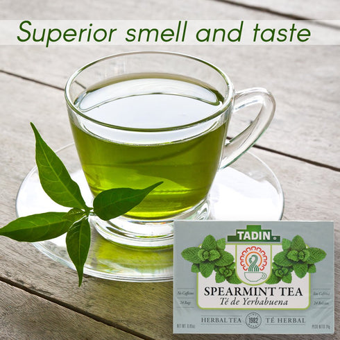 Tadin Spearmint Tea, 24 Bags - Te De Yerbabuena