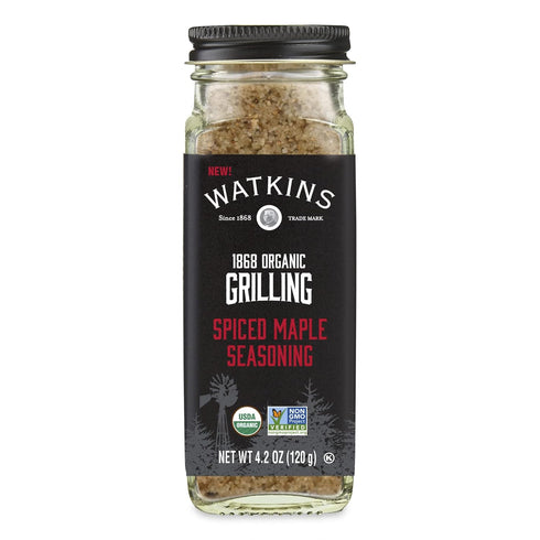 Watkins 1868 Organic Grilling Spiced Maple Seasoning, 4.2 oz (Pack of 1)