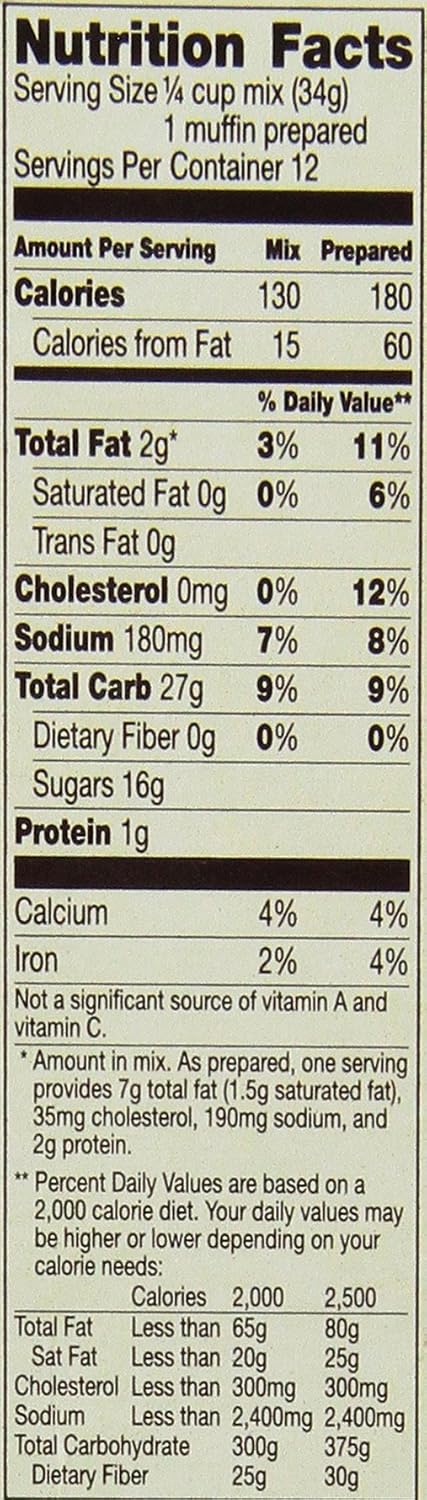 14.5 Oz (Pack 2) Betty Crocker Lemon Poppy Seed Muffin & Quick Bread Mix