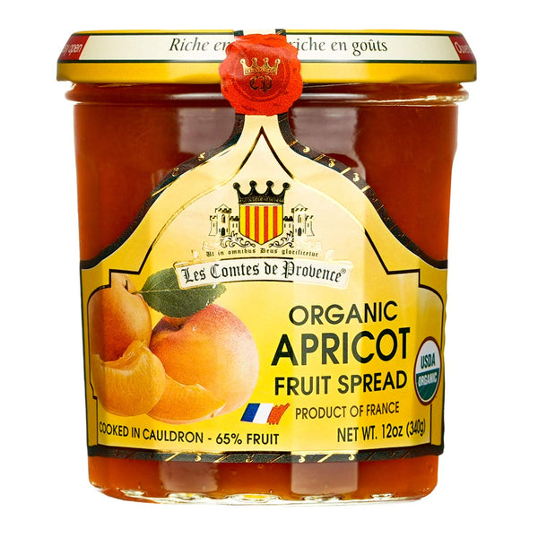 Apricot Jam Spread USDA Organic Preserve 12 OZ / 340 G Made