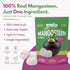 100% 0.53 oz (Pack 12) YUNiCE mangosteen Chips, freeze dried mangosteen Fruit Snack, Real Fruit, No Sugar Added, Vegan