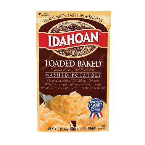 Idahoan Loaded Baked Mashed Potatoes 4 oz. (Pack of 6)