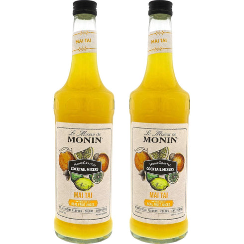Monin - HomeCrafted Mai Tai Cocktail Mixer, Ready-to-Use Drink Mix, Tropical Blend