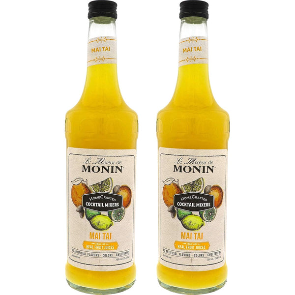 Monin - HomeCrafted Mai Tai Cocktail Mixer, Ready-to-Use Drink Mix, Tropical Blend